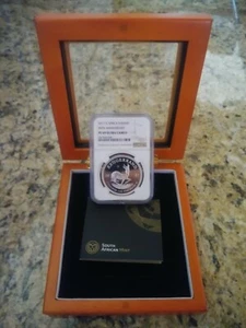 KRUGERRAND 2017 S. AFRICA 50th ANNIV PROOF S1RAND SILVER COIN NGC PF69 UC - Picture 1 of 5