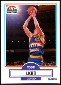 Fleer #51 Todd Lichti 1990 - novato radiocontrol ¡envío gratuito! - Imagen 1 de 2