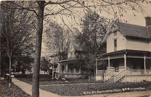 J59/ Rochester Michigan RPPC Postcard c1910 5th Street Homes 226 - Picture 1 of 4