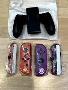 NEW Nintendo Switch Pokemon Scarlet Violet Edition Joycons Official - Picture 1 of 2