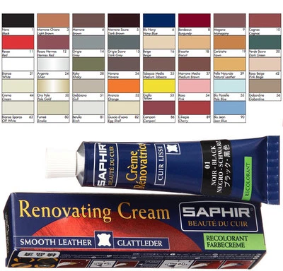 SAPHIR LUCIDO PER COPRIRE GRAFFI E IMPERFEZIONI SU SCARPE BORSE E OGGETTI IN PELLE