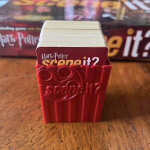 Harry Potter Scene It? DVD Game 1st Edition Replacement Pieces Cards (160), Box
