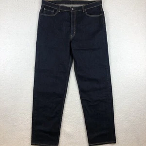 Levis Jeans Men 42x236  Blue 550 Relaxed Fit Straight Leg Dark Wash Denim Cotton - Picture 1 of 11