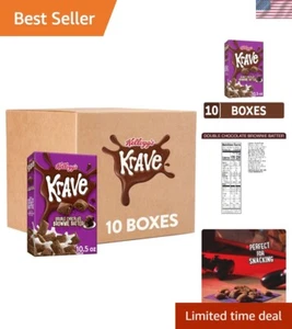 Cold Breakfast Cereal, Kids Snacks, Double Chocolate, Brownie Batter, 6.5lb 1... - Picture 1 of 10