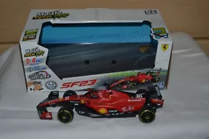 R/C Ferrari SF23 Leclerc Remote Control Car 1:24 USB Charge - Picture 1 of 4
