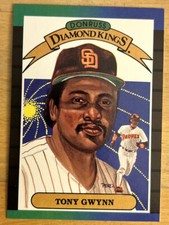 1989 Donruss Tony Gwynn Diamond Kings Card #6 Padres HOF OF High-Grade NM