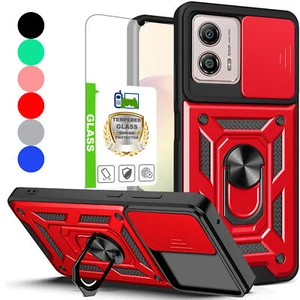 For Motorola Moto E13 G13 G23 G53 G73 Shockproof Rugged Case Cover Ring Stand - Picture 1 of 15