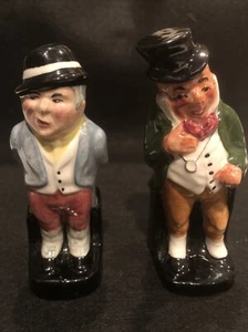 2 Artone Figurines "Bill Sykes" & “Mr. Micawber” Hand Painted Pristine! - Picture 1 of 11