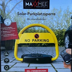 Maxxmee Solarbetriebene Parkplatzsperre mit Alarmfunktion - Bild 1 von 6