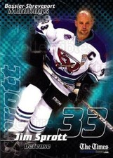 2001-02 Bossier-Shreveport Mudbugs #17 Jim Sprott