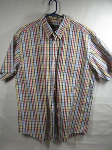Orvis Shirt Mens Size XL Multicolor Short Sleeve Button Down Colorful Casual - Picture 1 of 8