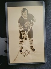 1973-74 Minnesota Fighting Saints WHA Hockey Terry Ball Postcard EX+ TO EX/M