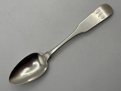 Rara cuchara de plata provincial irlandesa por William Reynolds, Jr., de Cork, c. 1800-15 Foto 1 de 4