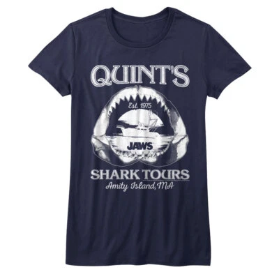 Camiseta para mujer Jaws Quint's Shark Tours Foto 1 de 2