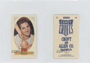 2012 Panini Golden Age Candy Croft's Mini Blue Back Bobby Thomson #59