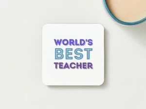 Ceramic Drinks Coaster Teacher Thank You Teacher Coaster Gift TCOAS5 - Picture 1 of 4