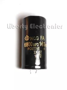 NUOVO CONDENSATORE ELETTROLITICO 6800 uF by 160V 70x35mm - Foto 1 di 1