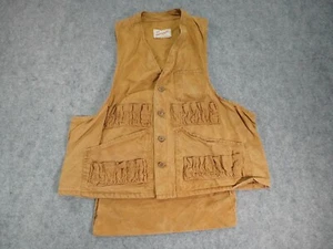 Vintage Winchester Trailblazer Mens Size M/L Hunting Shooting Vest Game Pouch - Picture 1 of 17
