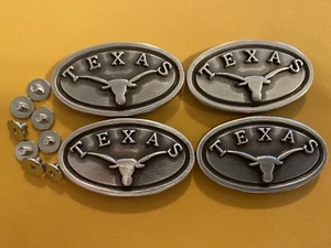 Lotto di 4 conchiglie Longhorns University of Texas con viti 1 1/2" - Foto 1 di 1