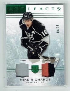 14-15 UD Upper Deck Artifacts  Mike Richards  /75  Jersey--Patch