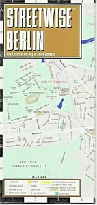 Map of Berlin, Germany, City Center Street Map, Laminated, by Streetwise - Picture 1 of 4
