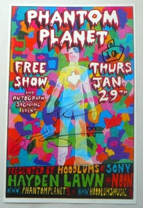 PHANTOM PLANET HANDSIGNIERTES KONZERT POSTER Original - Bild 1 von 1