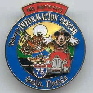 Disney Pin 15757 WDW Ocala Information Center 15th Anniversary Mickey Red Car LE - Picture 1 of 1