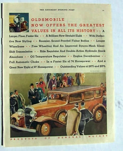 Oldsmobile Auto ad 1932 4 Door Bronze - Picture 1 of 1