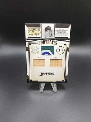 Tarjeta de béisbol Prime Patches Triple Relic Tino Martínez P-58 2005 parche/64 Foto 1 de 2