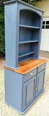SOLID PINE DRESSER IN STIFFKEY BLUE FARROW & BALL - Image 1 of 4