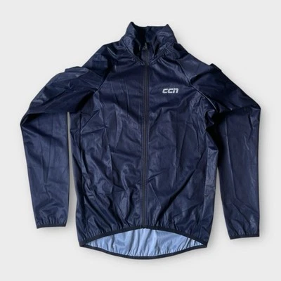 CCN Sport Apparel Cycling Jacket men's Small wind jacket dark blue - Image 1 of 4