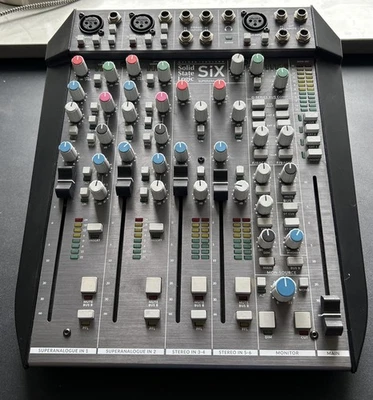SSL Solid State Logic SIX Super Analogue Mixer/Mischpult in OVP + 2X D-Sub Kabel - Bild 1 von 4