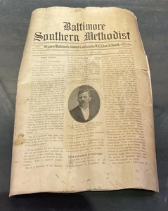 1906 Baltimore Southern Methodist Paper Southern Methodist Publishing Co. - Foto 1 di 10