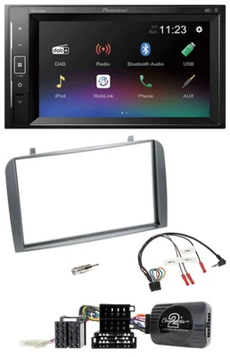 Pioneer DAB Lenkrad 2DIN Bluetooth USB Autoradio für Alfa Romeo GT 147 07-10 ant - Bild 1 von 4