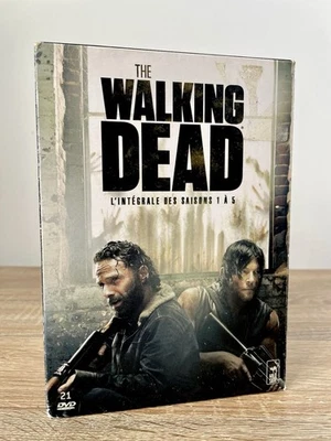 THE WALKING DEAD - L’INTÉGRALE SAISONS 1 À 5 | COFFRET 21 DVD | VERSION FRANÇAIS - Immagine 1 di 4