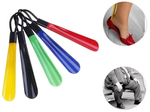 Corda aiuto scarpe plastica corno scarpe leggero prevenire danni retro scarpa lunga - Foto 1 di 17