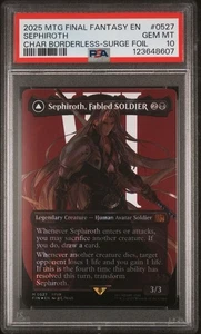 PSA 10 - Sephiroth #0527 (Borderless Surge Foil) - Magic The Gathering Final Fantasy ES - Imagen 1 de 2