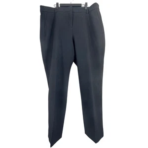 J. Pantalone donna Crew Cameron nero slim crop taglia 18 tessuto Carreman nuovo con etichetta - Foto 1 di 10