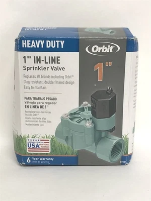 Orbit Irrigation Products 533557 57281 1 in. Elec Inline Valve - Image 1 of 4