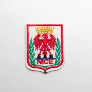 Bonito Escudo de Armas Cresta Águila Roja Corona Oro Recuerdo Parche de Fieltro - Imagen 1 de 7