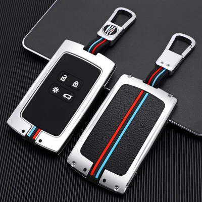 For Renault Koleos Captur 2017-2023 Accessories Key Shell Fob Case Cover Keyring - Image 1 of 4