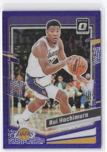 2023-24 Donruss Optic Rui Hachimura #162 Purple Holo Prizm - Picture 1 of 2