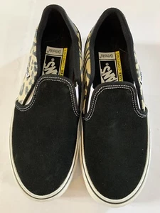 Vans Off the Wall Women’s 6 Slip On Cheetah/Tiger Print Deluxe Insole Ortholite - Picture 1 of 9