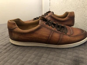 Magnanni Franco Lo Braun Cognac Leder 20841 Extra Leicht Herren Gr. 12 Niedrig 1A - Bild 1 von 18