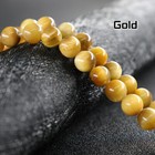 1 X Tigre Occhio Pietra Perline Rotondo Loose Spaziatrici Fai Gioielli Creazione