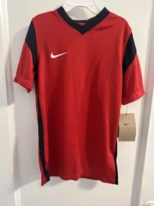 New NIKE Dry-Fit T-shirt Youth Unisex Boy Girl S Red MSRP 30$ CW7834-657 - Picture 1 of 7