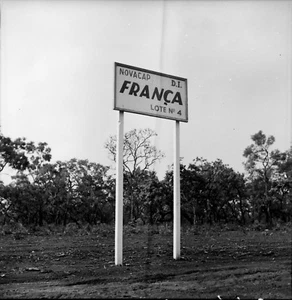 BRASILIA c. 1960 - Panneau FRANÇA Brésil - Négatif 6x6 - BRA 3 - Foto 1 di 1