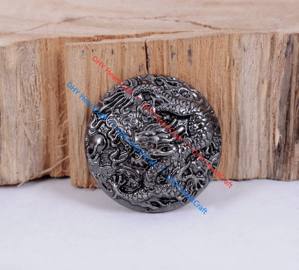 5pc 1-3/8 Inches Heavy Dragon Concho Screw Back DIY LeatherCraft Belt Decorative - Image 1 of 4