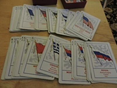 SET OF 52 WW II FLAG  RECOGNITION CARDS  - Image 1 of 4