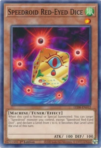 Speedroid Red-Eyed Dice - Mint / Near Mint Condition YUGIOH Card - Picture 1 of 1